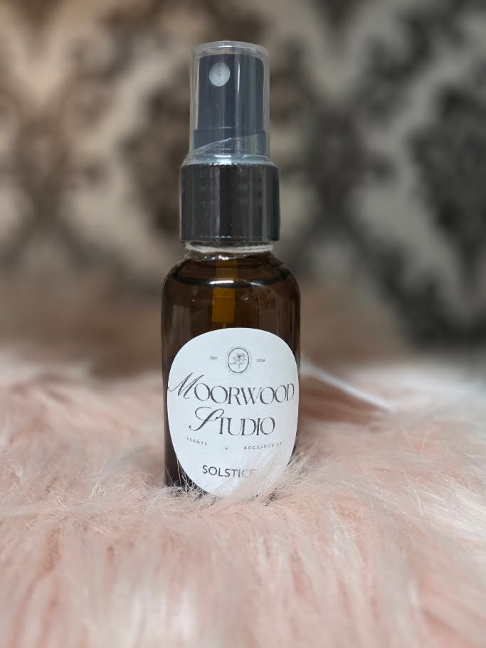 Solstice · Coconut Frost Fragrance Spray | Handblended Perfume Oil | 1oz | Moorwood Studio
